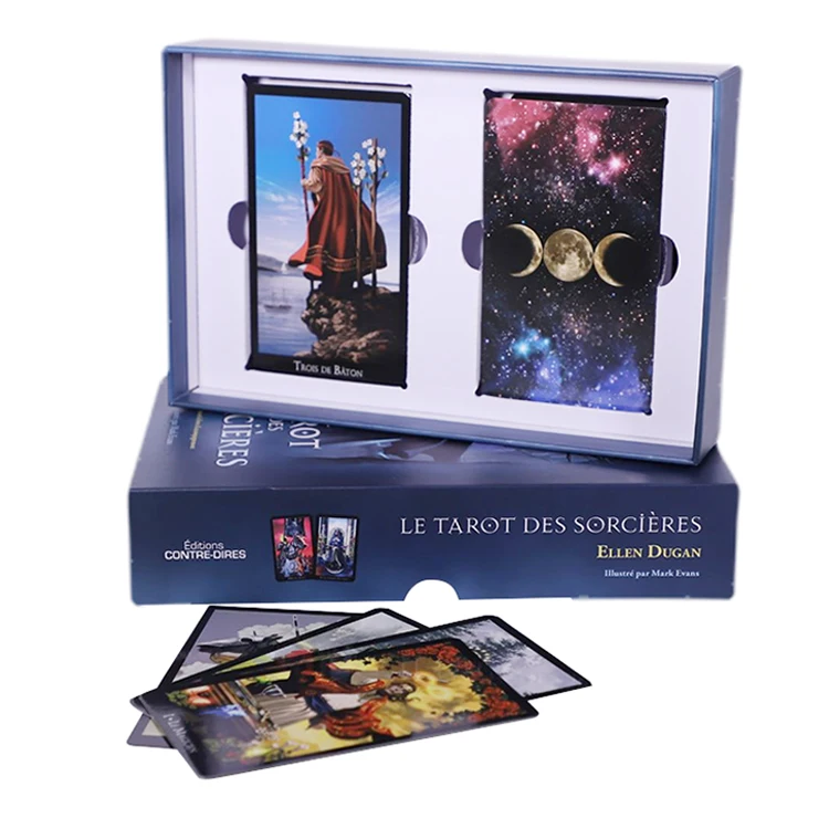 OEM hot sale tarot cards deck guide book buy custom printing tarot pideras