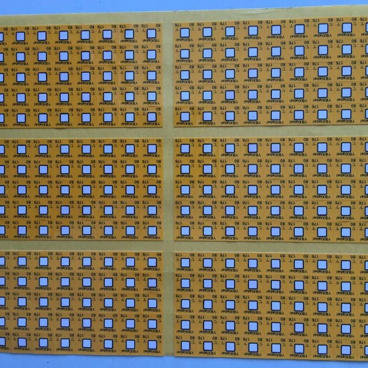 CBS 60-77 C heat sensitive temperature test label,Temperature monitor , White to black temperature bar