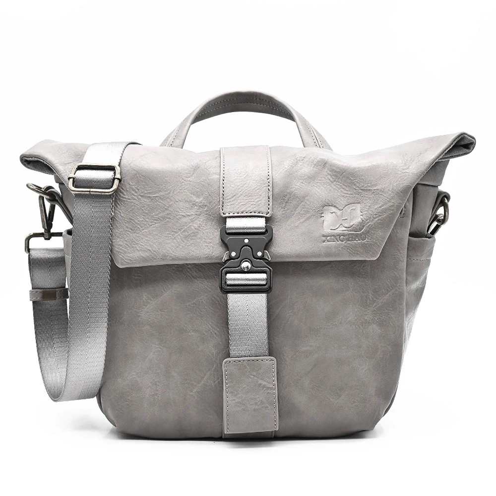 New Designed Leather Camera Bags For Photography Custom LOGO DSLR Camera Bag Crossbody