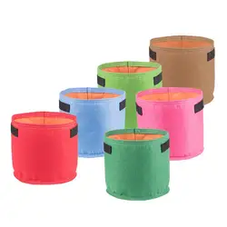 10 gallon china manufacturer fruit mushroom potato strawberry planting garden round fabric felt pot non-woven grow bags