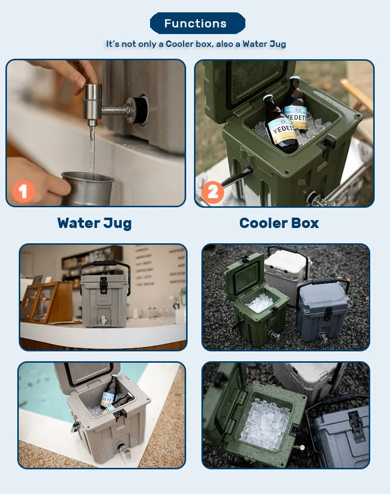 10 QT High Quality with Factory Low Price Can Long-Time Keep Meat Such as Chicken Fish Fresh Cooler Box