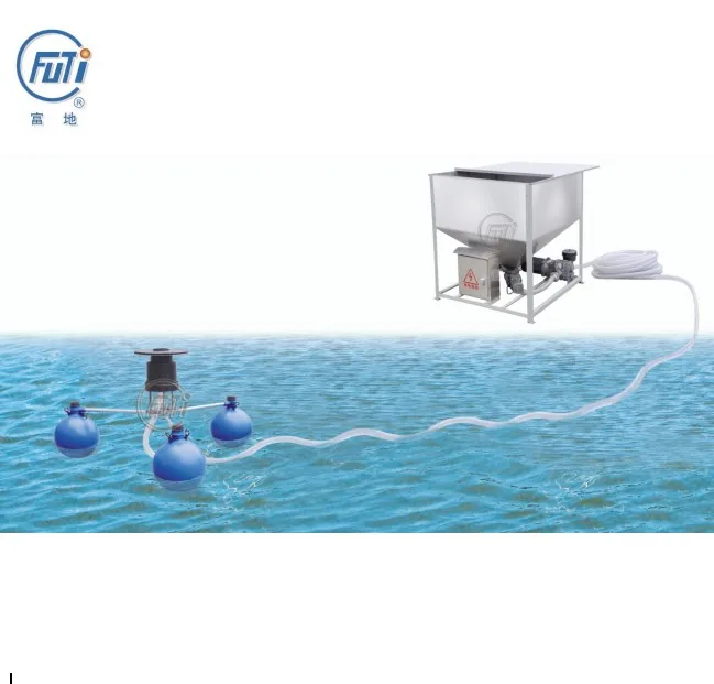 1.5kw Energy Saving Wind Send 360 Auto Shrimp/Fish Pond Feeder