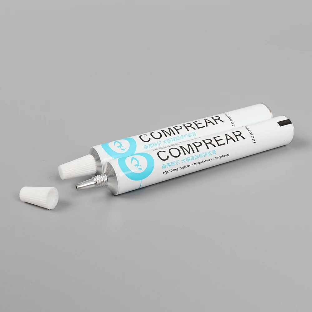 100% Recyclable Empty Ointment Tubes, Empty Cosmetic Tubes Non-Reactive Nature