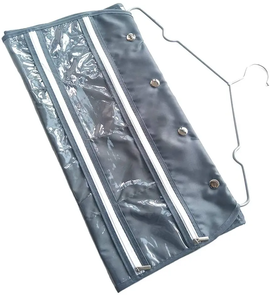 hanging traveling necklace bracelets jewelry bag travel jewellery organizer