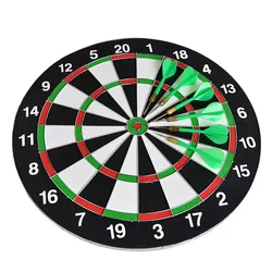High Quality 15' Double Target Dart Magnetic New Indoor Sport Double Target Dart Magnetic Flocking Dartboard for Wholesale 1pcs