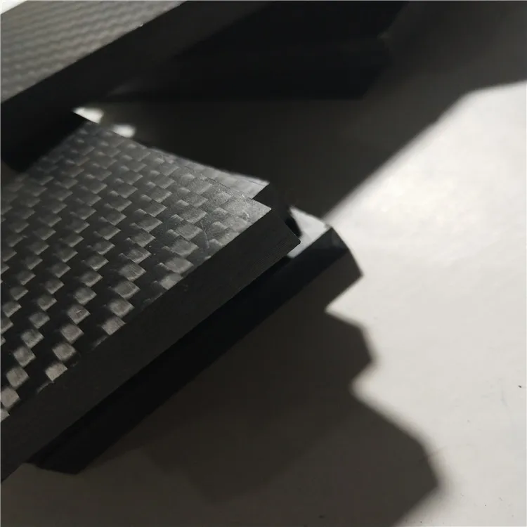 Custom-made Professional Customized CNC Cutting Carbon Fiber Parts 0.2mm 0.5mm 2mm
