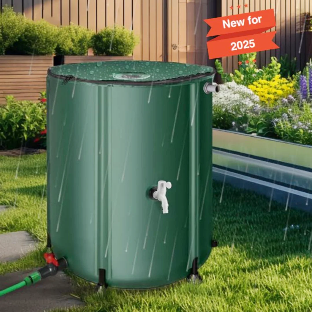 Rain barrel plastic collapsible rain barrel Green Water Storage Tank