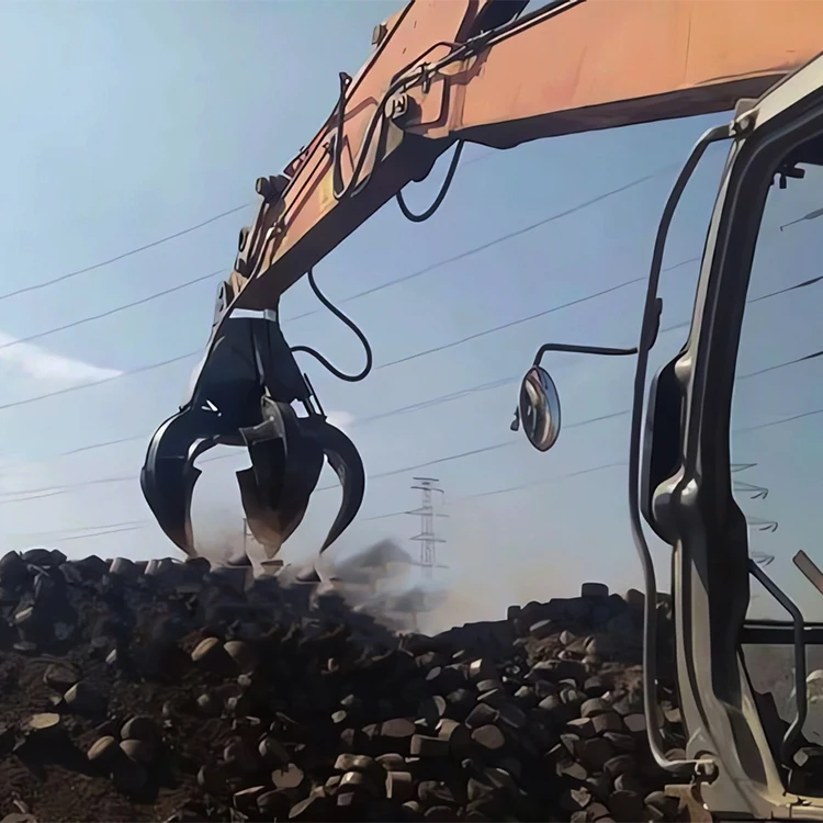 Customized Crane Mechanical Type Double Rope Clamshell Vessel Grab Bucket