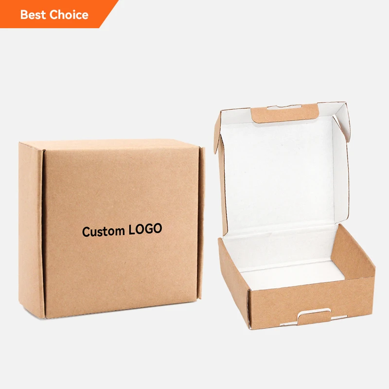 Wholesale Custom Printed LOGO Mailers Folding Gift Paper Box Cardboard Shipping Corrugated Packaging Mailer Boxes