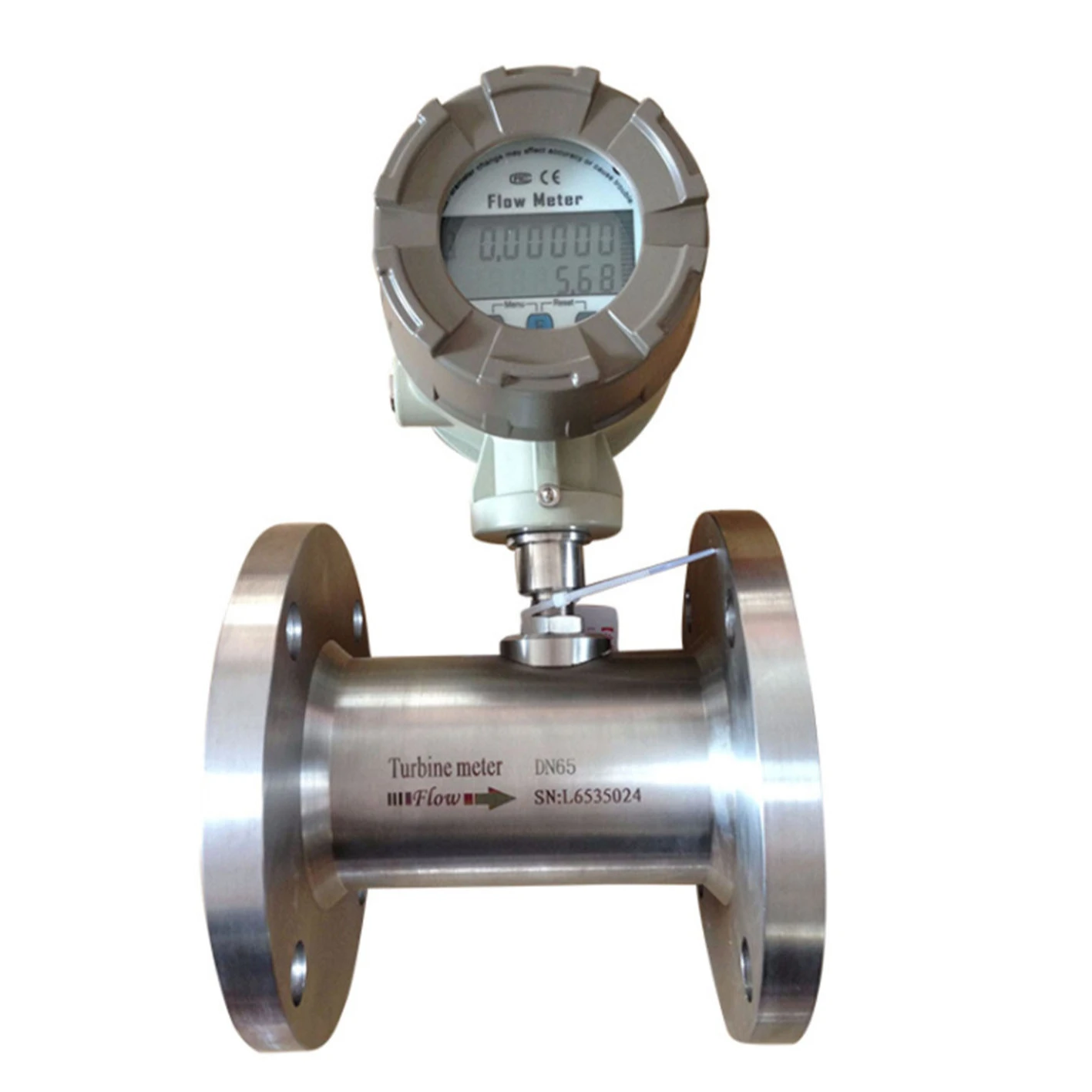 Turbine flowmeter gas/water flowmeter and  diesel flowmeter DN50