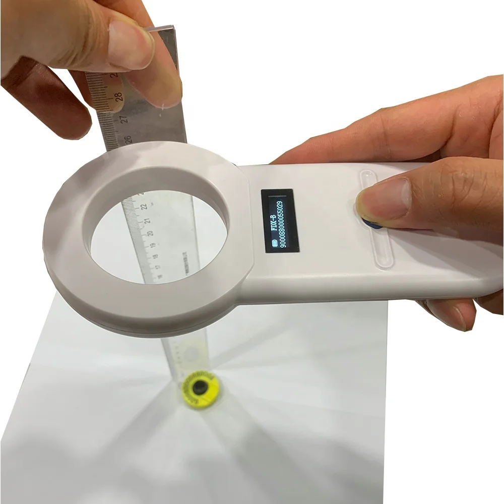 RFID Tag Reader Dog Cat Pet Cattle Animal Chip ID Microchip Scanner Animal Microchip Reader