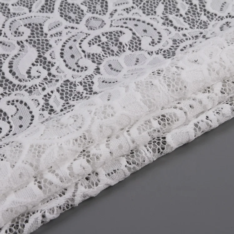 new design textile soft nylon french lace fabric for bridal dress