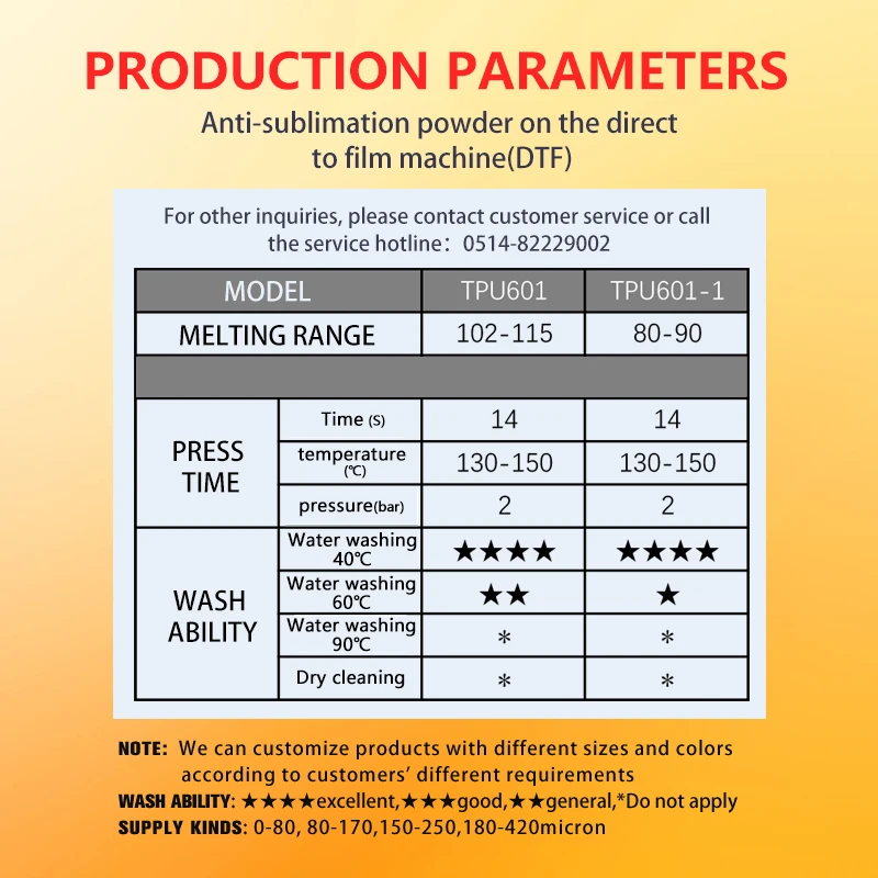 SUBLICOOL Adhesive Heat Transfer Printing TPU Glue Dtf Black  Hot Melt Powder for Dtf Pigment