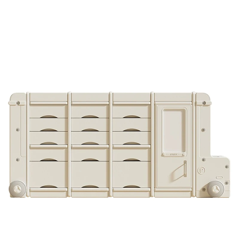 Modern home furniture plastic car storage rack children toys storage cabinet  with big space