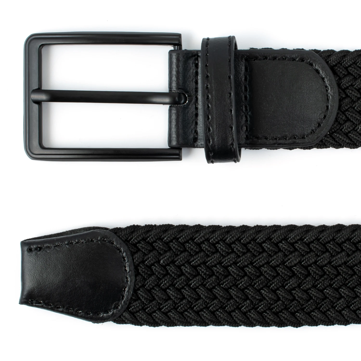 Fashion woven braided elastic stretch durable customized logo for men women fancy convenient ribbon fabric belts