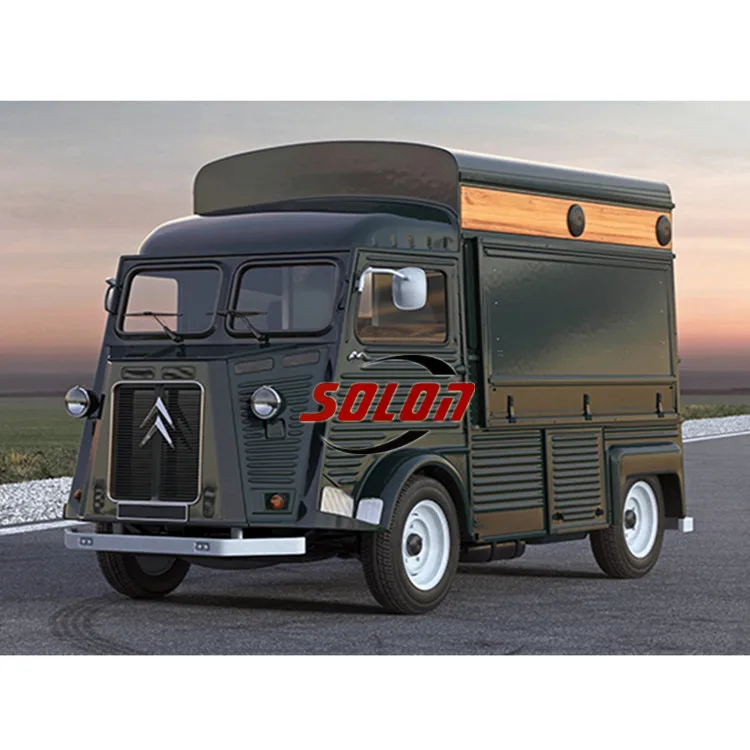 Solon Sale Ice Cream Food Truck Mobile Coffe Food Car For Hot Dog