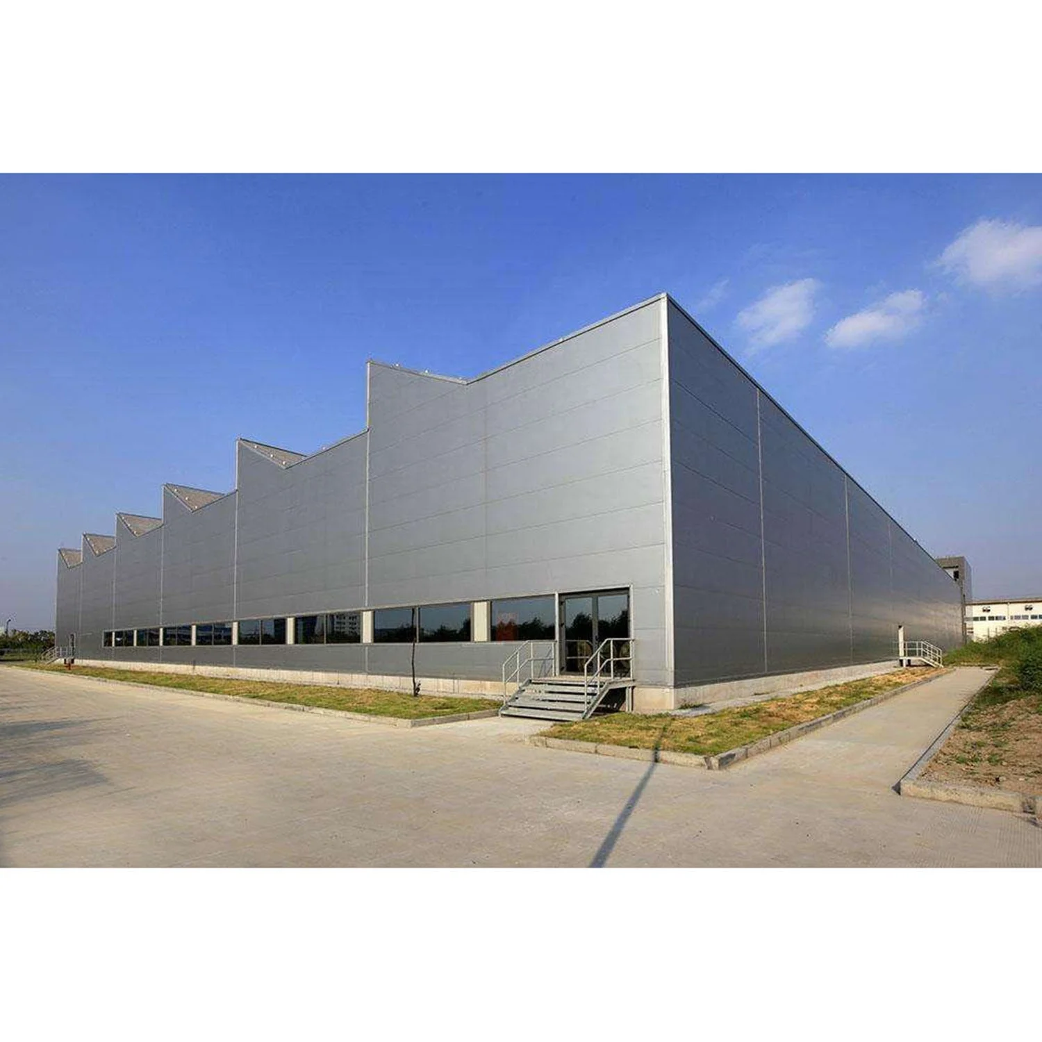 china prefabricated 4s showroom steel structure shopping mall building industrial exhibition hall