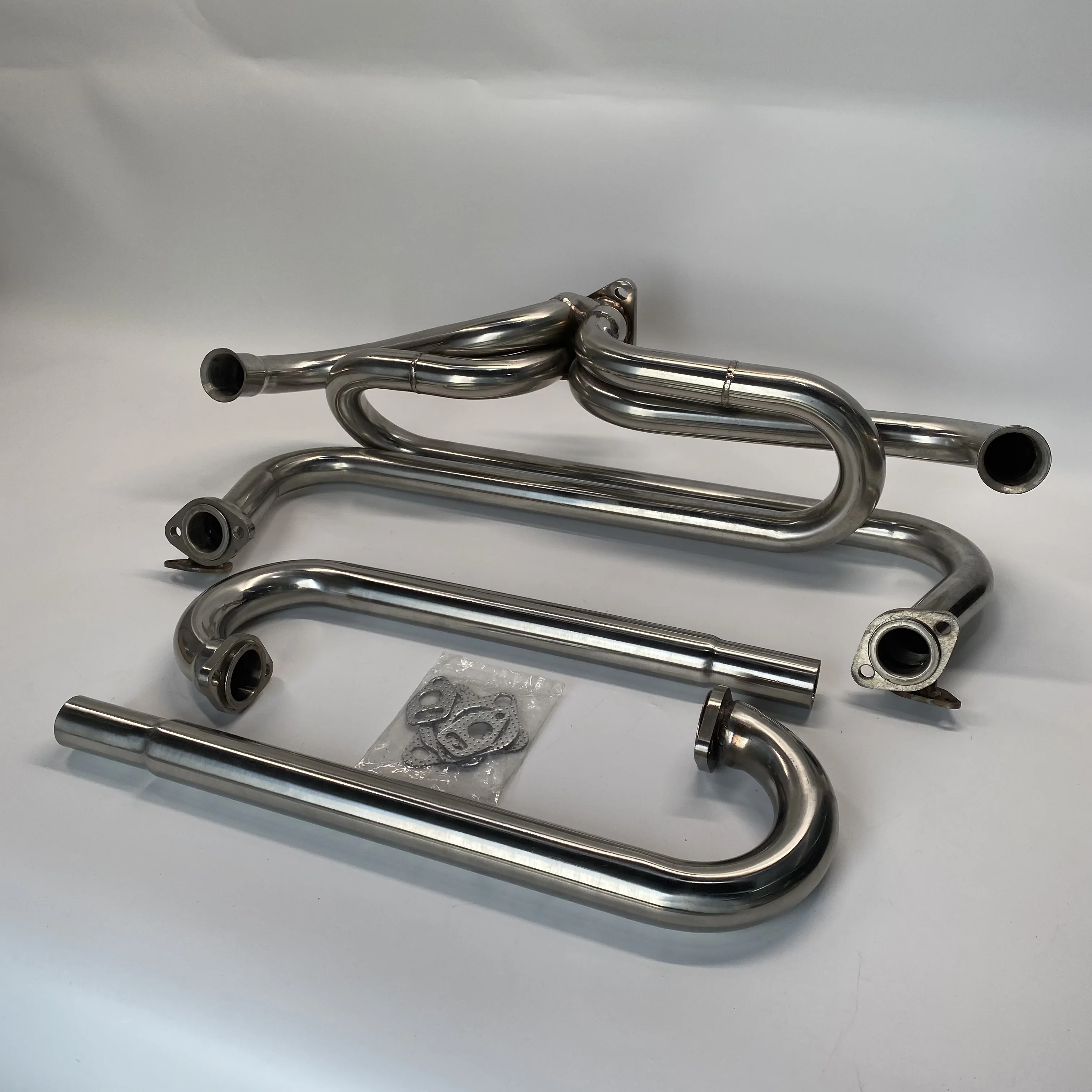 High Quality Exhaust Pipe manifold Header for V W beetle BUG TYPE 1 & GHIA 66-73 1300-1600