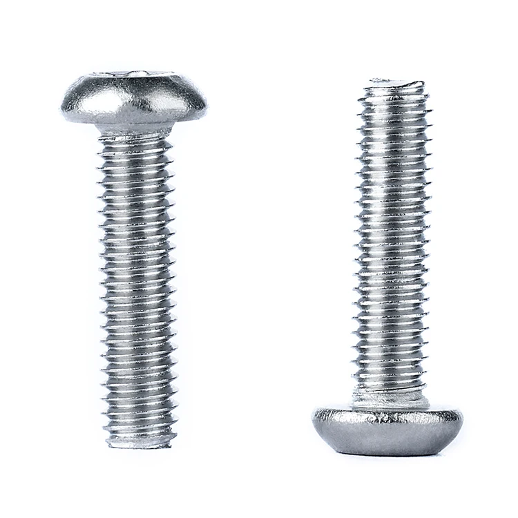 
M2 M3 M4 M6 Stainless Steel Zinc Plated Torx Rounded Head Thread-Forming Machine Screws 