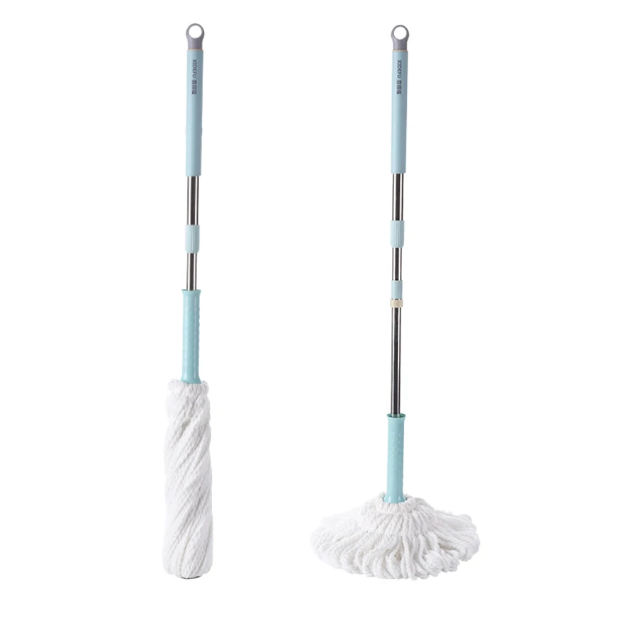 Topwill Factory Wholesale Twist Flat Mop Adjustable Self Wringing Magic Mop Hand Free Microfiber Head Twist Mop