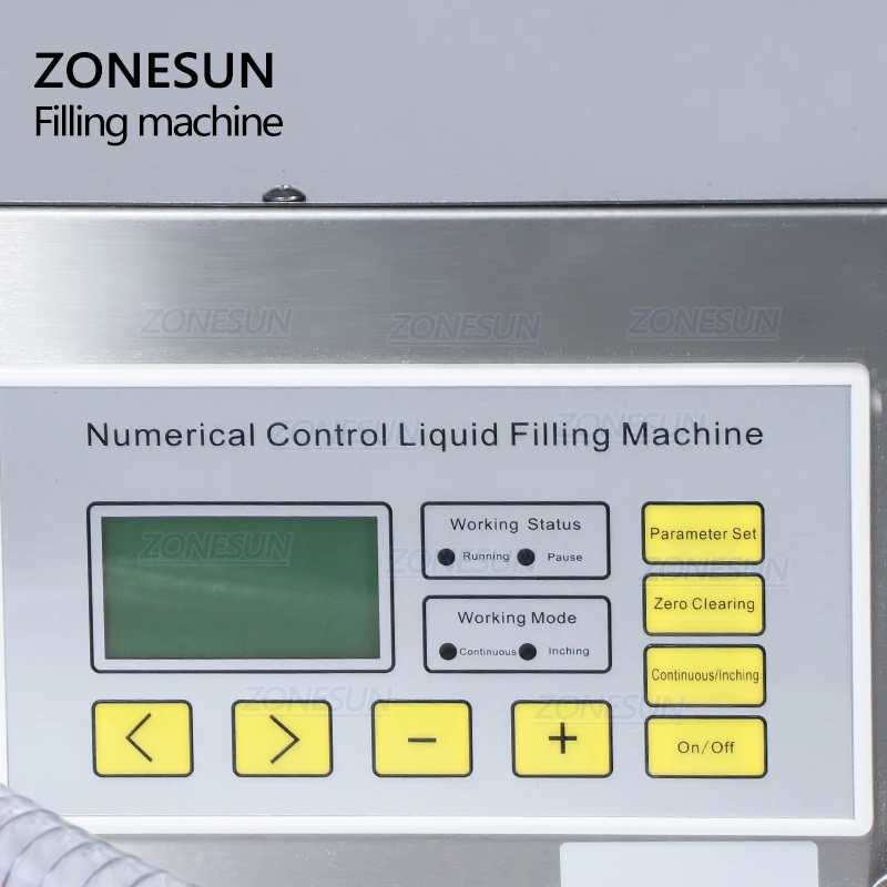 ZONESUN Semi Automatic Cosmetics Cooking Oil Shampoo Bottle Perfume Jar Juice Filler Liquid Filling And Weighing Machines