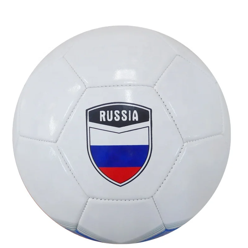 classic football ball with russia country name flag size 5 size 2 BSCI factory direct