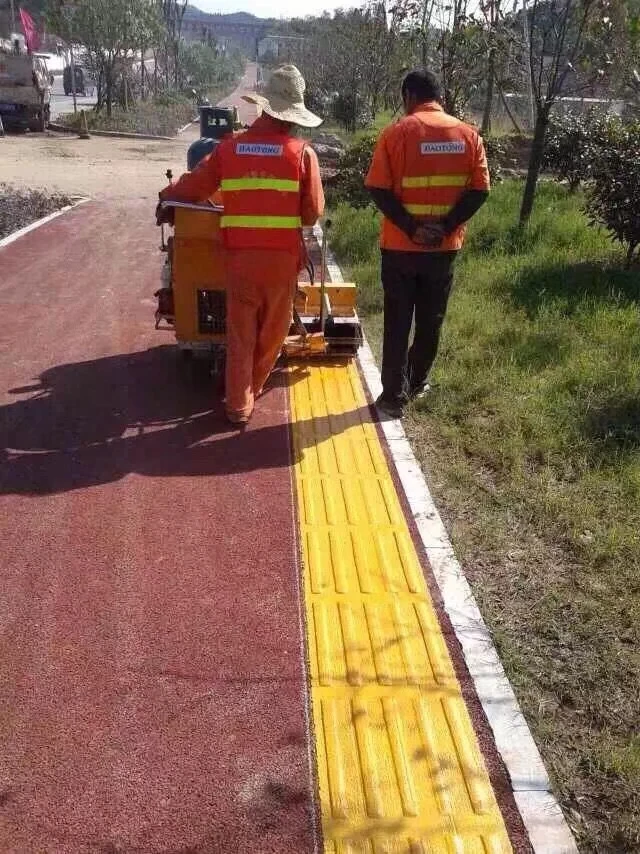 China factory DWM Electronic Automatic walking convex oscillating push Hot melt road marking