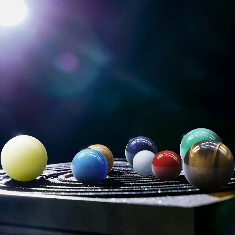 wholesale 12mm 14mm 20mm Decoration Eight planets ornaments circular loose  natural small gemstone