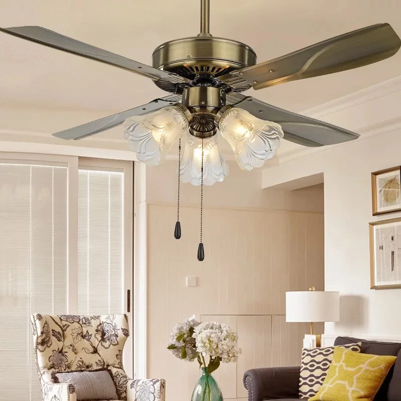 Homestead Led Ceiling Fans Lamp With Light And Remove Control Price Pull Chain Ventilador De