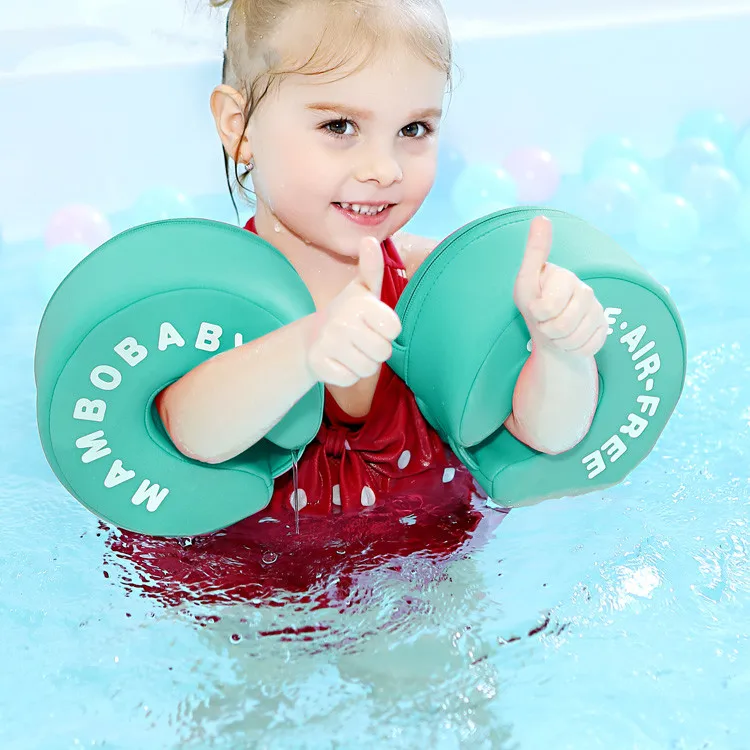 Non-inflation Armbands Baby Float Children Pool Swimming Bands Pool Puddle Jumper Summer Baby Swimming Ring Float