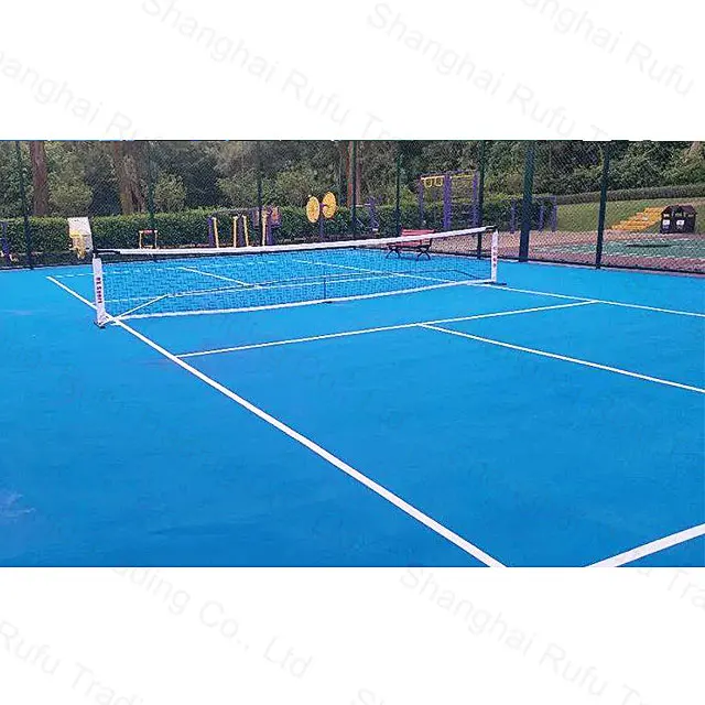 2024 Interlocking Raised Plastic Pvc Sport Pickleball Court Floor 13*6m Outdoor Pickleball Court