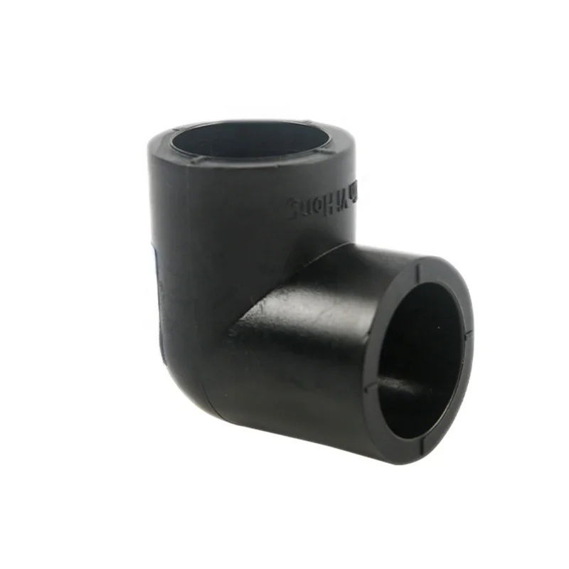 shaoxing 90 degree elbow pp pe compression hdpe pipe fittings pe-fitting 42mm pe pipe and fitting welding machines