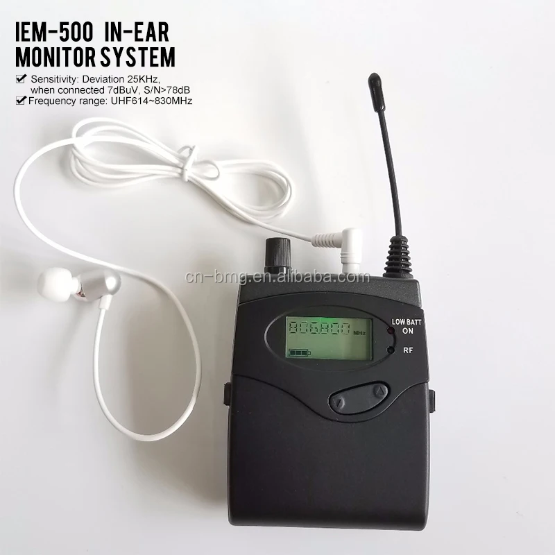  IEM-500 система УВЧ ушного монитора мониторинга на сцене студия записи 300iemg2 G2 2 приемника +