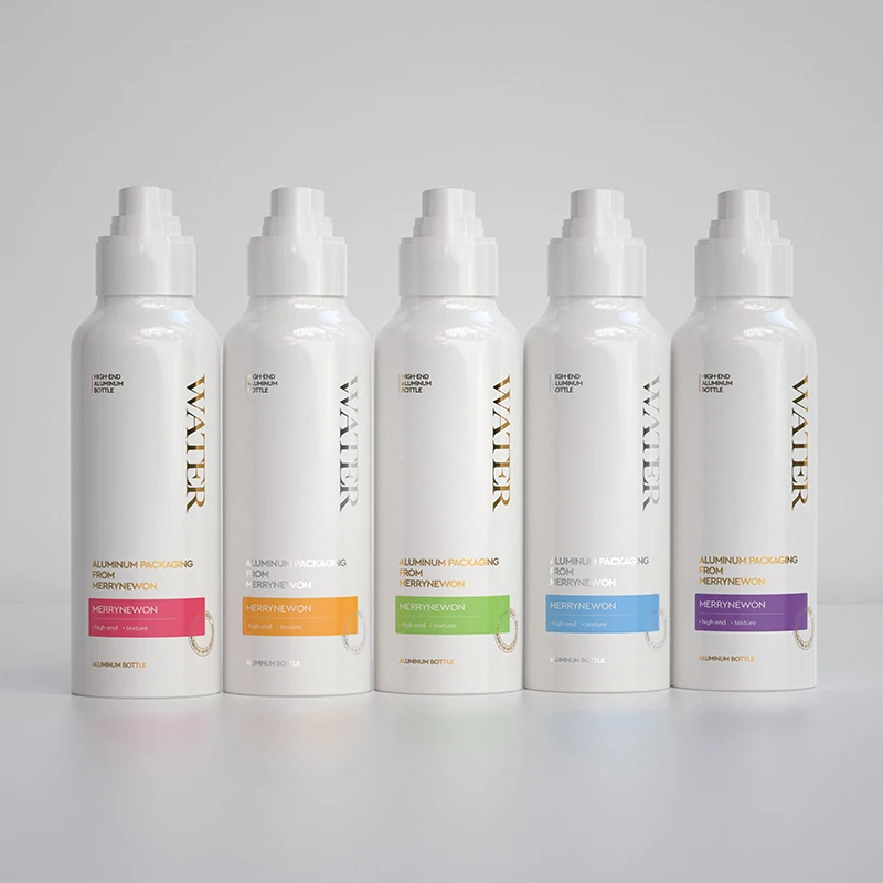 30ml 100ml 120ml 180ml Recycled Metal Bottle Custom Shampoo Soap Aluminum Pump Spray Bottle