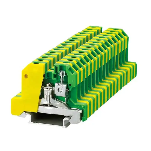 PE Wire Conductor EK-6/35 Weidmuller Connector Ground Screw Connection Din Rail Terminal Blocks
