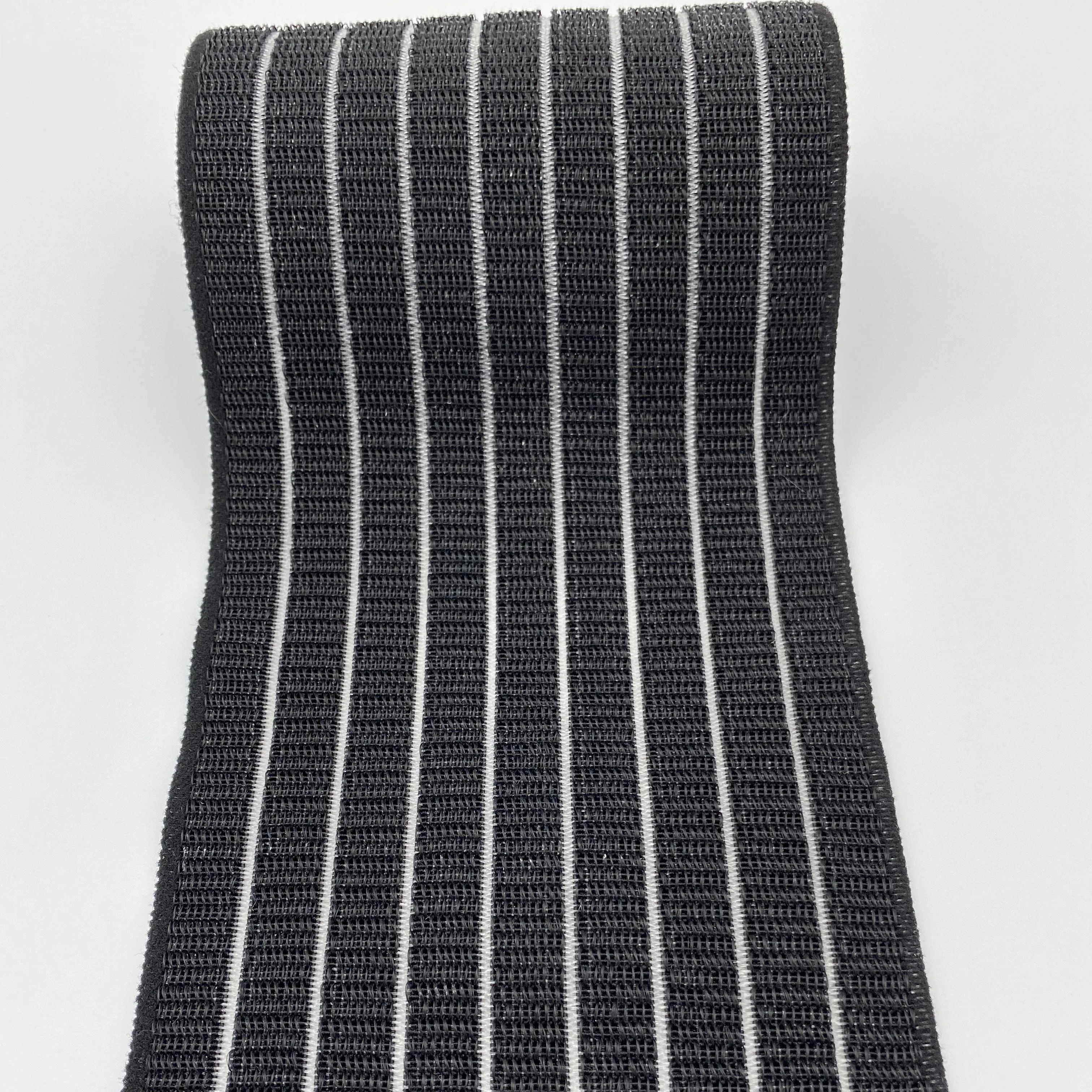 Custom Non Slip Waterproof Flat Belt Elastic Printed Strap Polypropylene Nylon Polyester Spandex Webbing