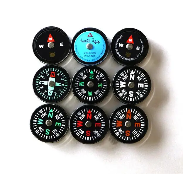 25mm Plastic mini Compass For Promotion/Muslim compass