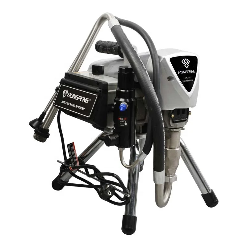 RONGPENG R520 Electric Airless Paint Sprayer Professional Heavy-Duty High-Pressure Wall Painting Machine 220V Industry Grade