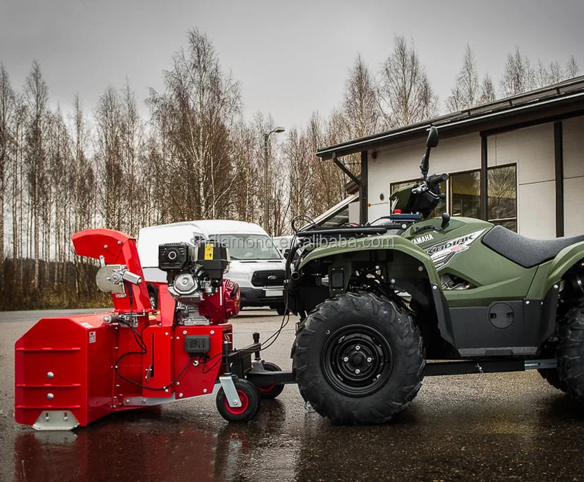 Yyamaha sidexside 13hv Hhonda gx390 quad bike snow blower/60in atv/utv lumilinkoja/Polaris RZR quadricycle snow thrower 1500mmCE