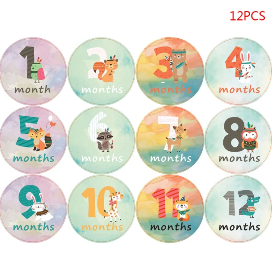 2021 popular month holiday grown up gift newborn baby stickers milestone