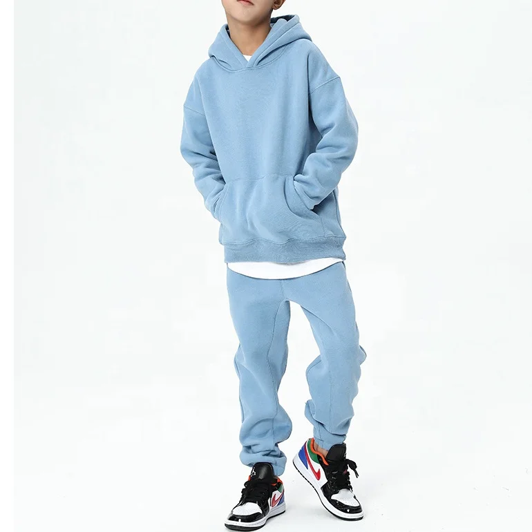 wholesale fashion custom kids clothing sets street wear hoodies&pants kids clothing set clothes boy kids wear