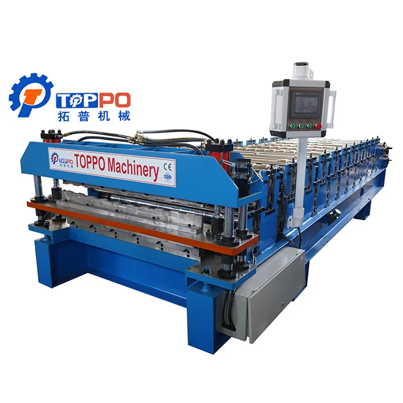 China High Quality Double Layer Metal Roof Tile Press Roller IBR Forming Machine