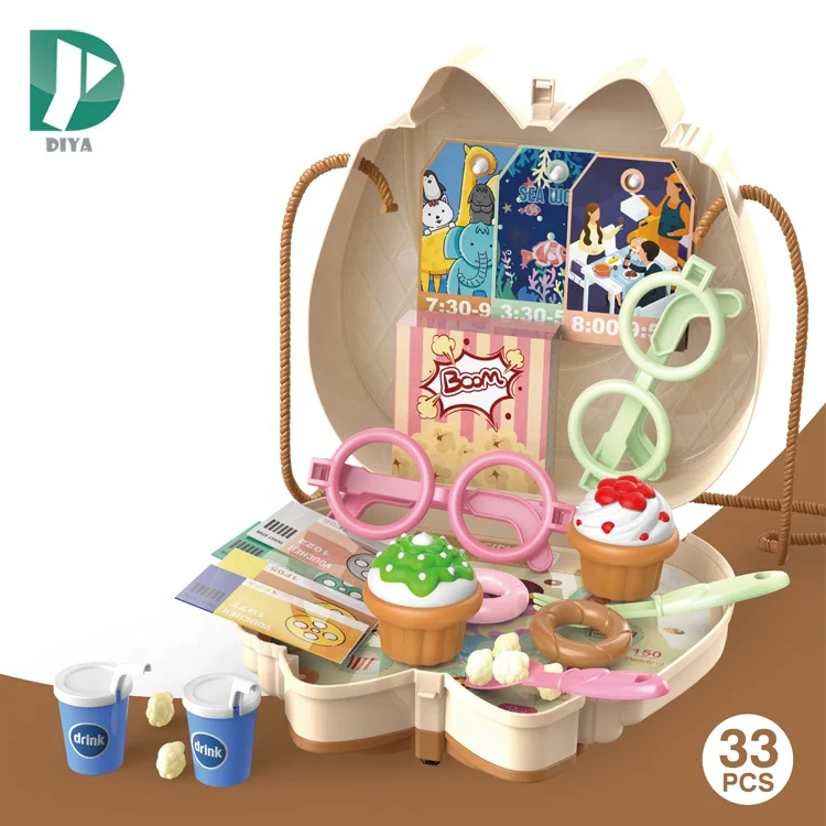 Baby girl toy makeup leisure time shoulder bag pretend play makeup set toy for girls