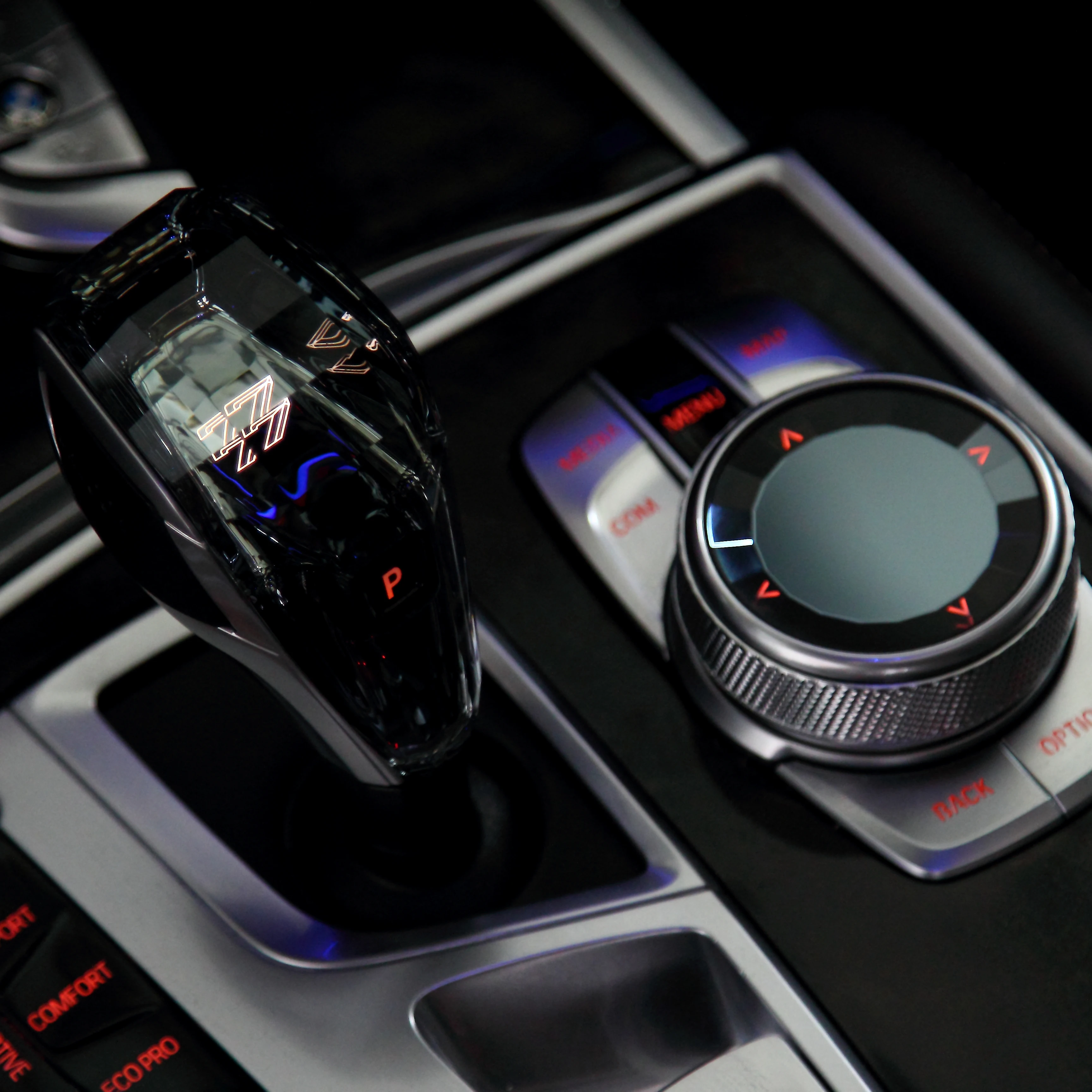 Hot sale custom crystal gear shift knob jdm for BMW 7 series chassis F02 2011-2014