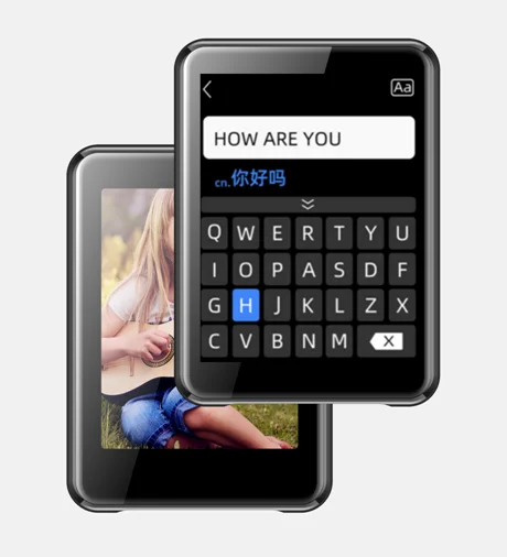 
New Full Screen Touch FT9 Mp4 player Music player 8G/16G BT Wireless Hifi Mp3 player 