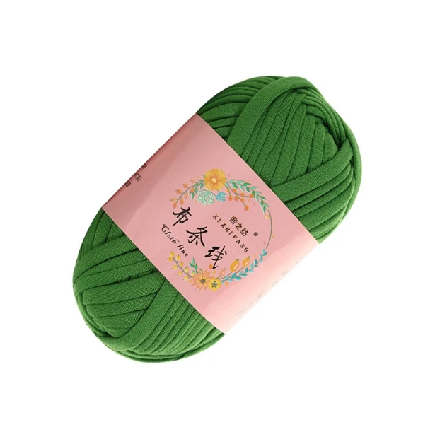 100g Ball Super Soft Hand Knitting Crochet Handbags 100% Polyester t shirt yarn