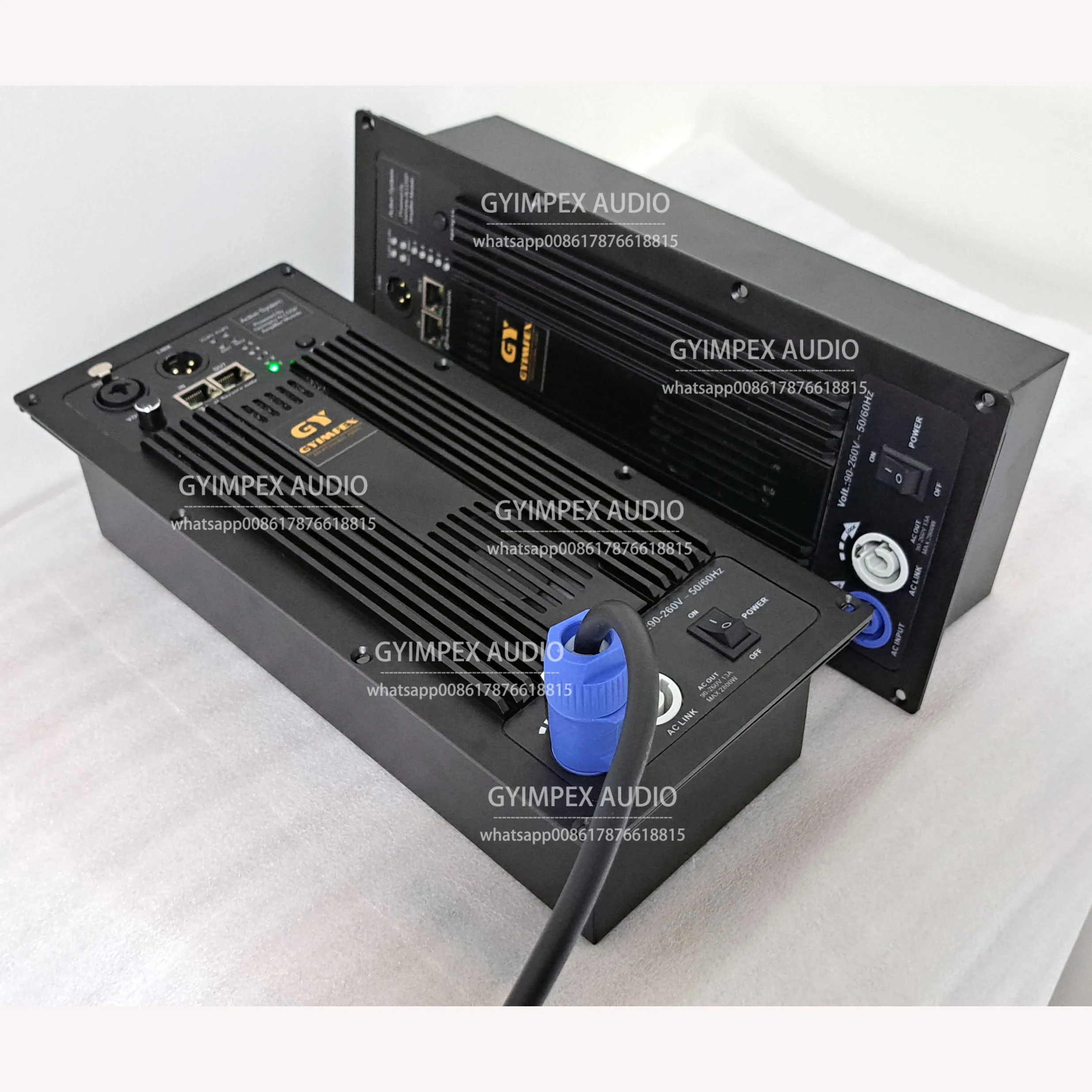 1200 watt + 1200 watt Power Amplifier mixing Amplifiers Amp Signal  2 Channel audio Amplifier Board with Germany alldsp module