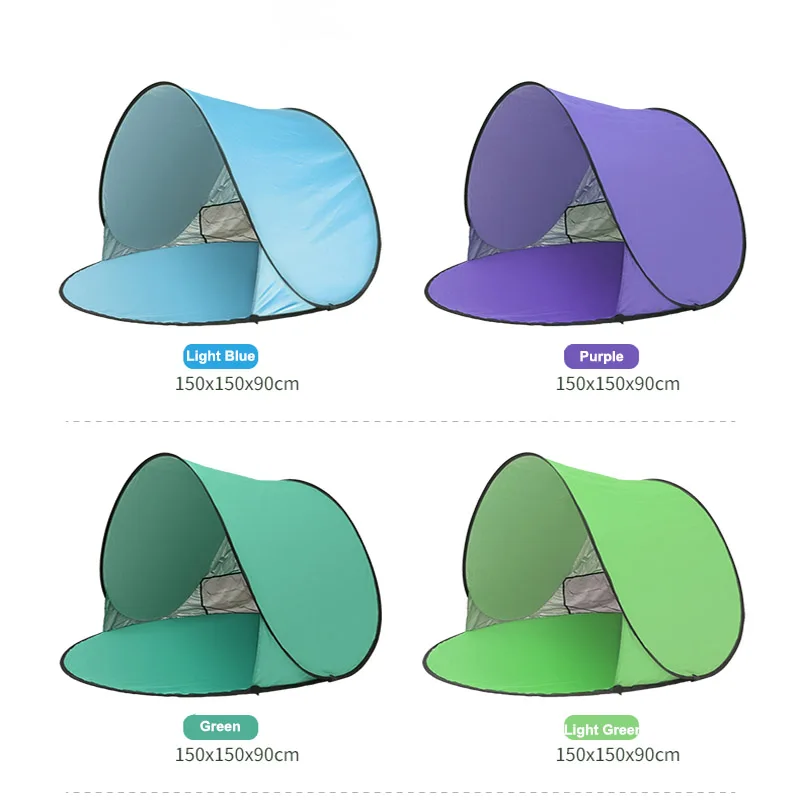 Hot Sell UV Protective Folding Sun Shadow Baby Beach Ten With Carry Bag Kids Sun Shelter Tent
