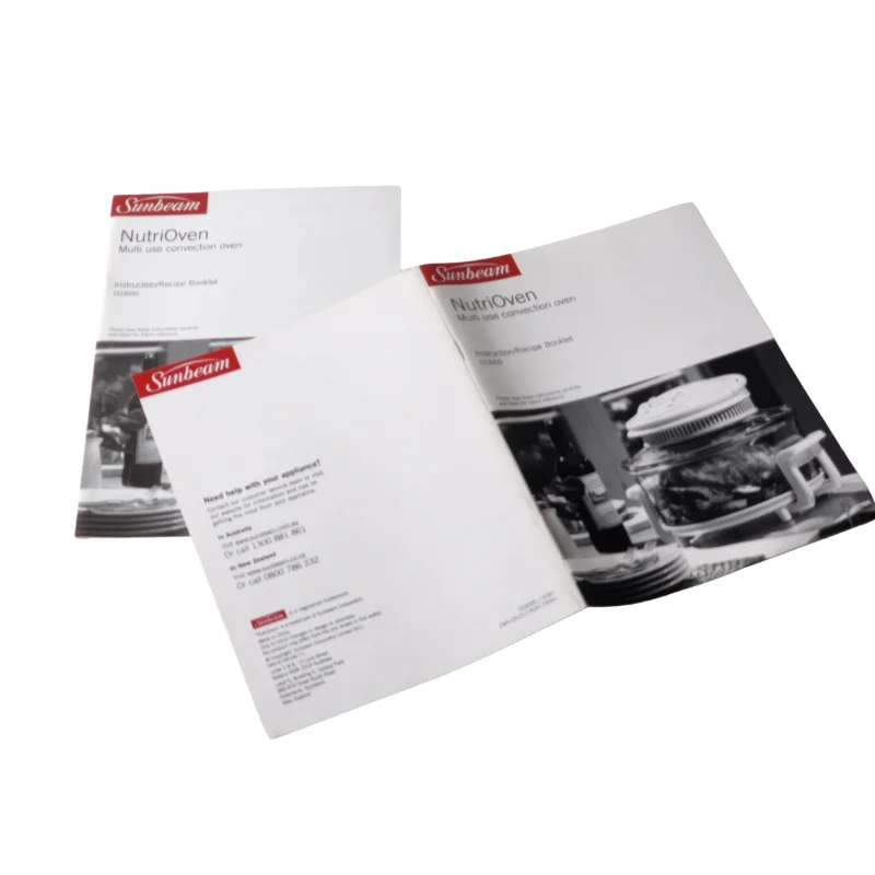 A4 A5 Recyclable Paper Flyer Paper Printing Instructions Printing for Use Paper Instructions Book Printing Sevice