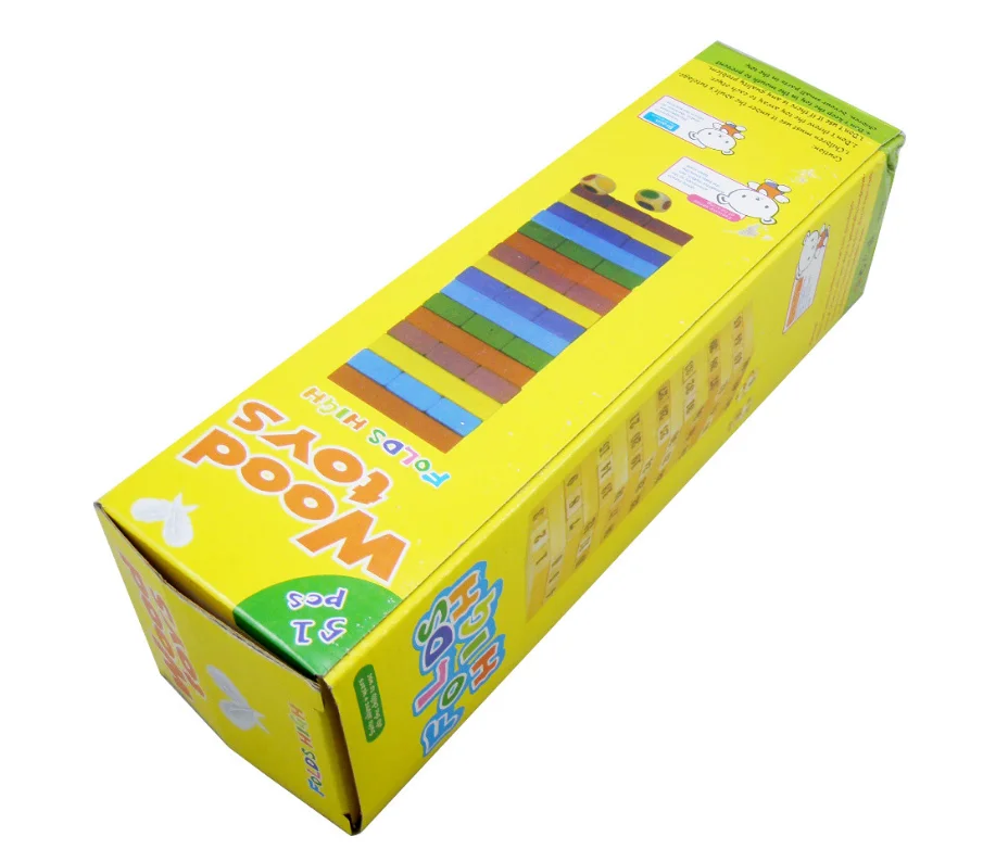 juguetes para los ninos  large stack high blocks  wooden block toys early education puzzle  activity educational toy